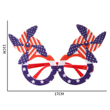 12 Pcs 4th of July American Flag Glasses for Patriotic Party Independence Day Party Accessories - SantaSocks