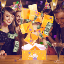 DIY Birthday Surprise Gift Box Explosion for Money Cash Pop Up Gift Box for Birthday