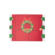 Double Opened Christmas 3D Pop Up Card Christmas Family Greeting Card