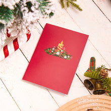 Christmas 3D Pop Up Card Christmas Candle Greeting Card