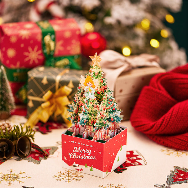 Christmas 3D Pop Up Card Christmas Tree Box Greeting Card