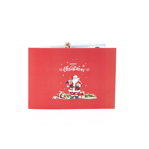 Christmas 3D Pop Up Card Santa Jungle Greeting Card