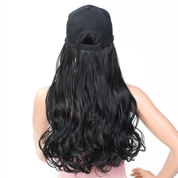 Hooded Wig Fashion Wave Long Curly Multicolor Gift
