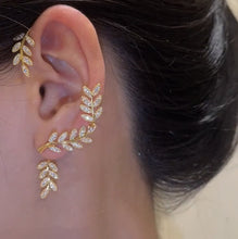 Leaf Earrings Female Detachable Two Wear Earrings Female Niche Design Leaf Earrings Female Wild Earrings