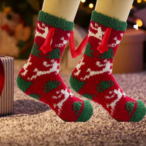 Christmas Holding Hands Socks Magnetic Hand in Hand Socks Unique Christmas Gifts