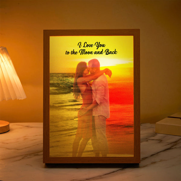Custom Photo Lamp Personalized Text Light Love Gifts for Her