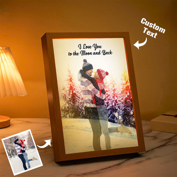 Custom Photo Lamp Personalized Text Light Love Gifts for Her