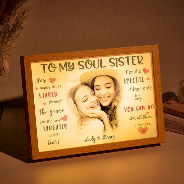 Custom Photo Lamp Personalized Light Valentine's Gifts for Her To My Wife