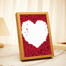 Custom Photo Lamp Personalized Light Rose Heart Christmas Gifts for Her