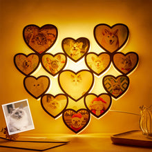 Personalized Photo Love Heart Night Light LED Lamp Decoration for Wedding