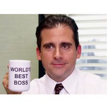 Custom Photo Mug with Text, Dunder Mifflin Ceramic Mug - the Office World's Best Boss