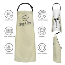 Custom Kitchen Cooking Apron with Names