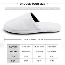 Custom Face And Text Women's and Men's Slippers Personalized Pet Casual House Shoes Indoor Outdoor Bedroom Christmas Cotton Slippers