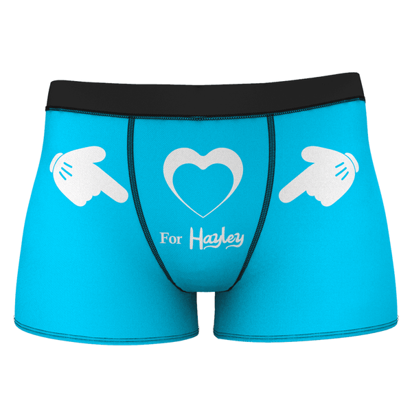 Custom Love For You Name Boxer Shorts