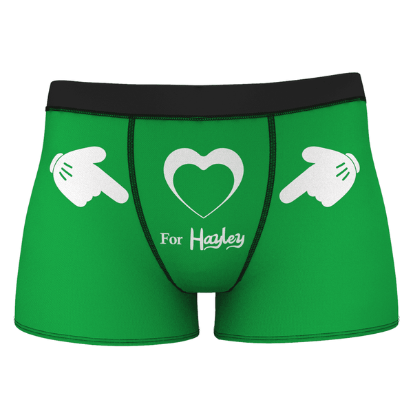 Custom Love For You Name Boxer Shorts